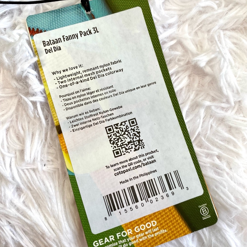 NWT Cotopaxi x Starbucks Bataan Fanny Pack 3L Del Dia - Picture 9 of 10